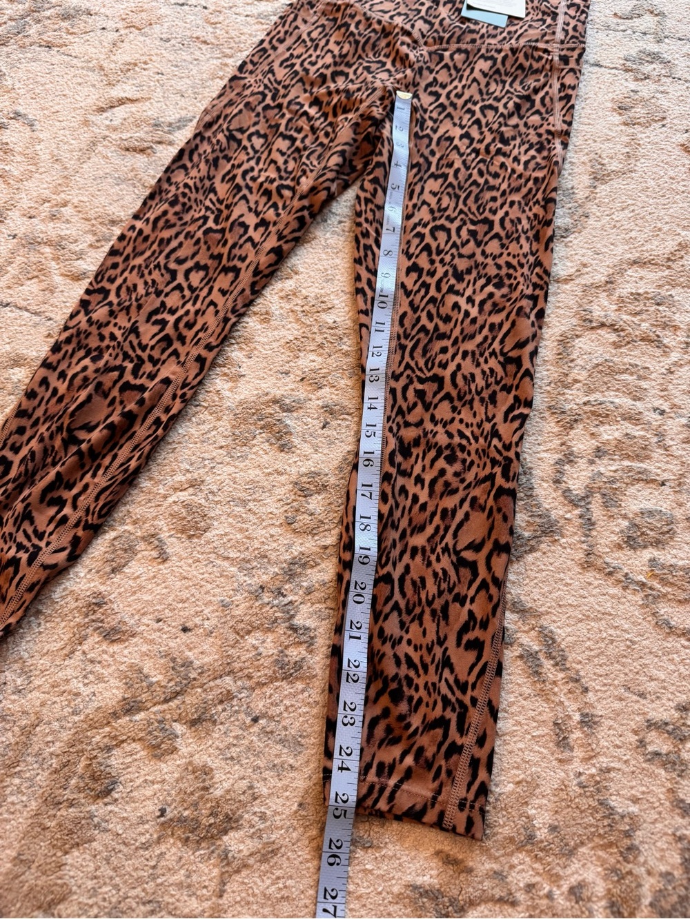 Halara Leopard Print Leggings - Brown/Black - Picture 6 of 9